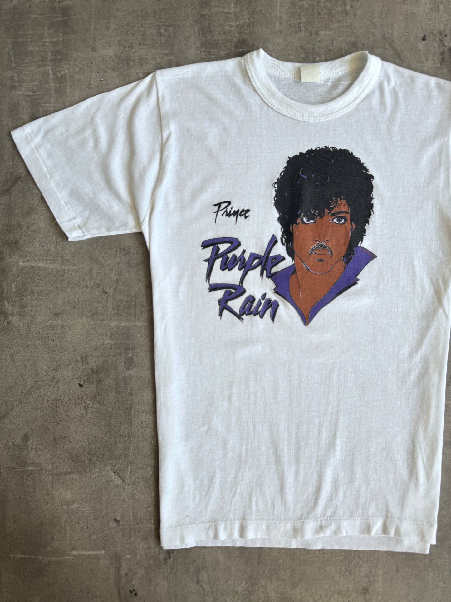 1980's Single Stitch Prince "Purple Rain" Tour Promo Graphic Tee
