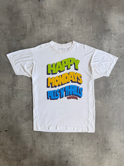 1990's Single Stitch Happy Mondays "Pills N Thrills" Tour Graphic Tee