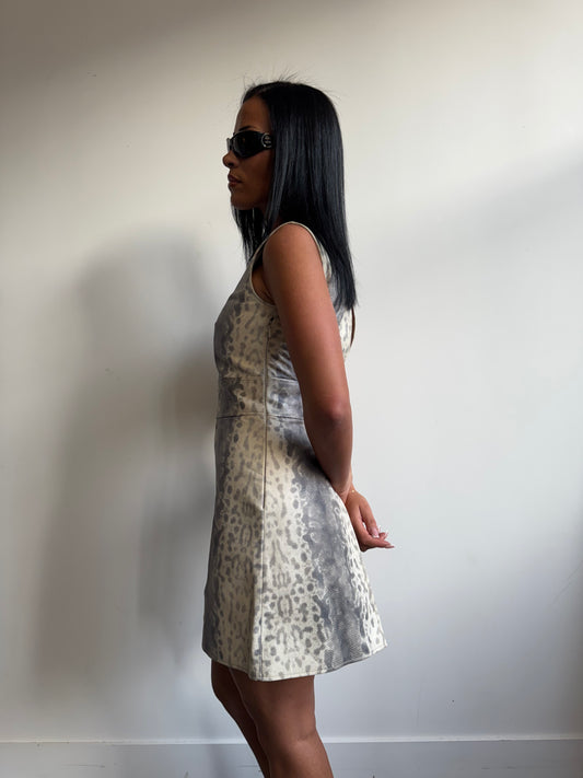 Gucci Leather Python Dress 2013