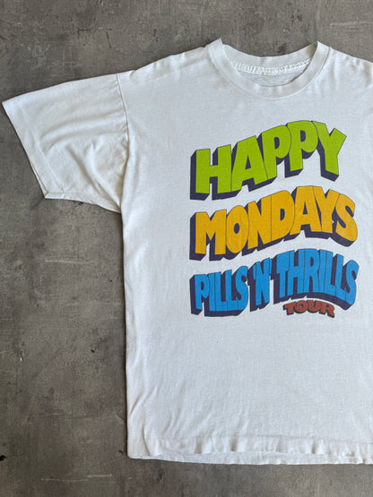 1990's Single Stitch Happy Mondays "Pills N Thrills" Tour Graphic Tee