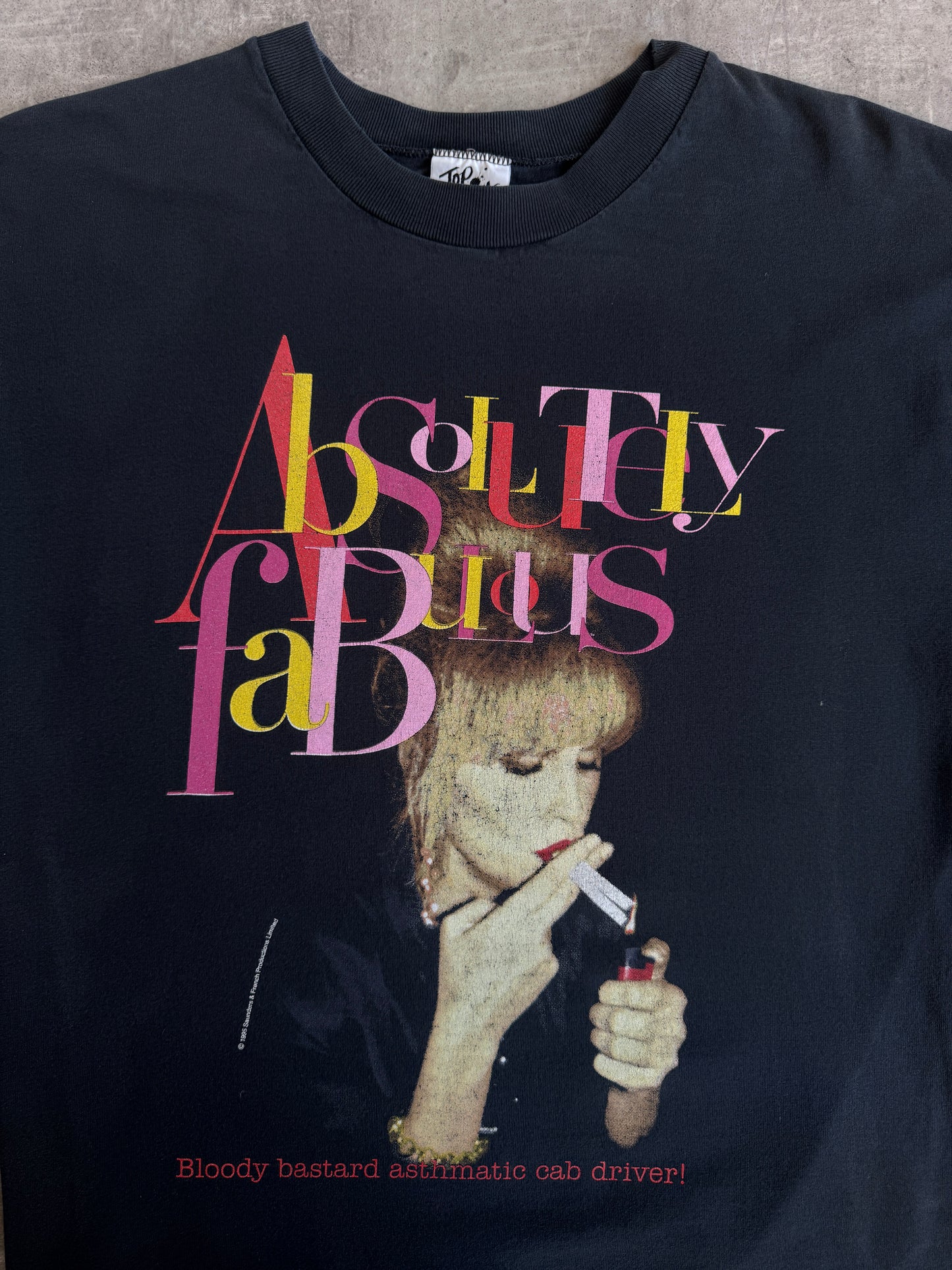 1995 Absolutley Fabulous Show Promo Graphic Tee