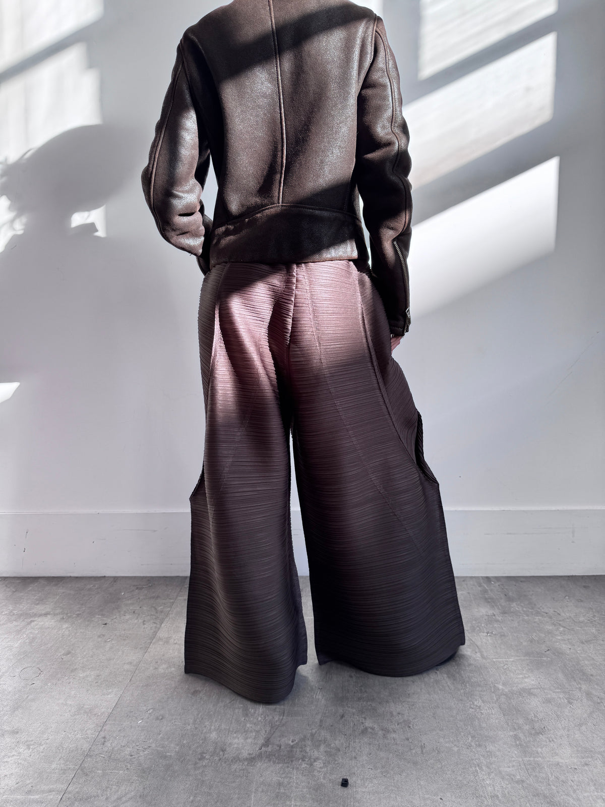 A/W 2007 Maison Margiela Shearling 5 Zip Moto Cafe Racer