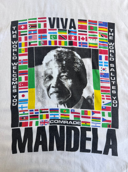 Viva Mandela 'Free Nelson Mandela' Flag Graphic Tee