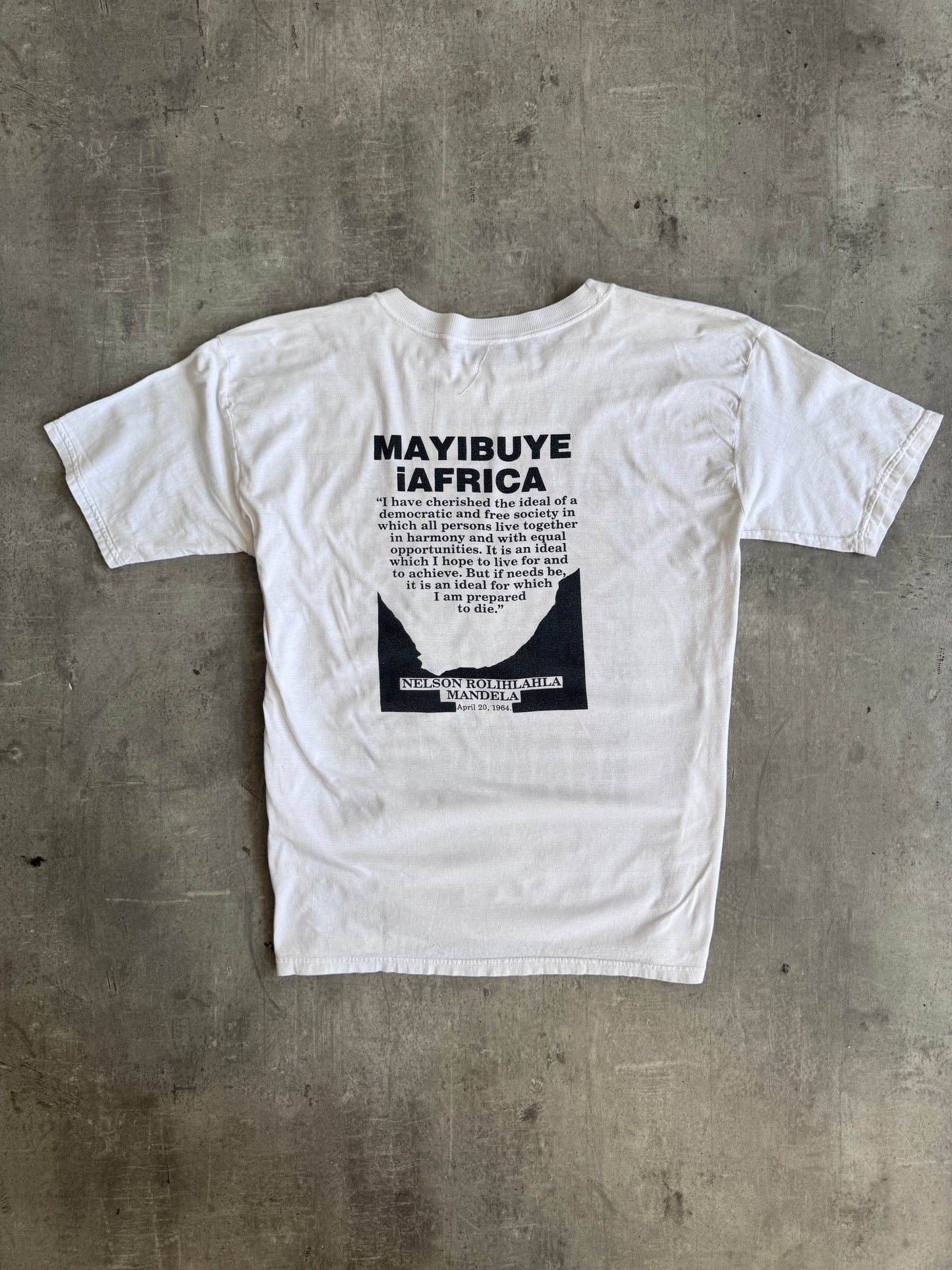 Viva Mandela 'Free Nelson Mandela' Flag Graphic Tee