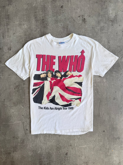 1989 Single Stitch The Who 'The Kids Are Alright' Tour Promo Graphic Tee