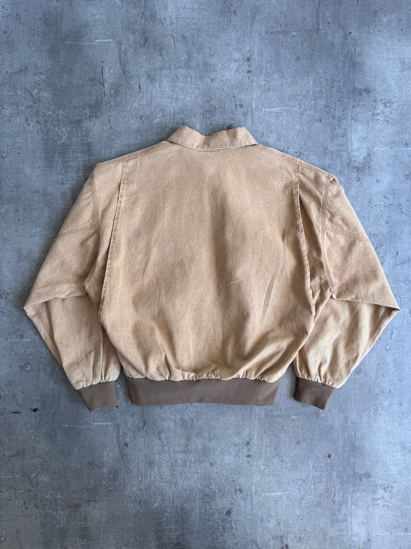 Beams Faded Tan Cotton Blouson Jacket