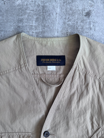 Uniform Bridge & Co Khaki Multipocket Utility Workwear Jacket