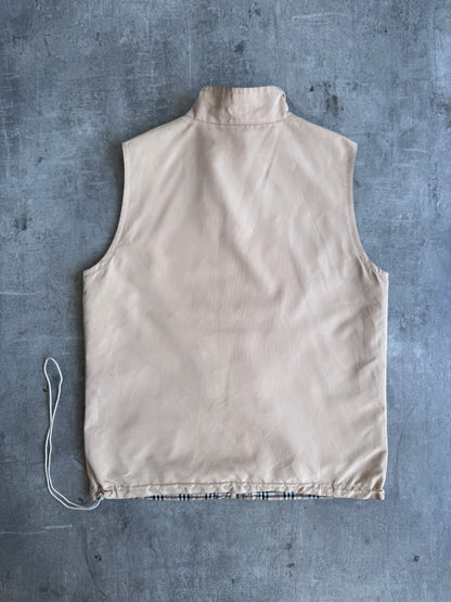 Burberry London Polyester Nova Check Reversible Gilet