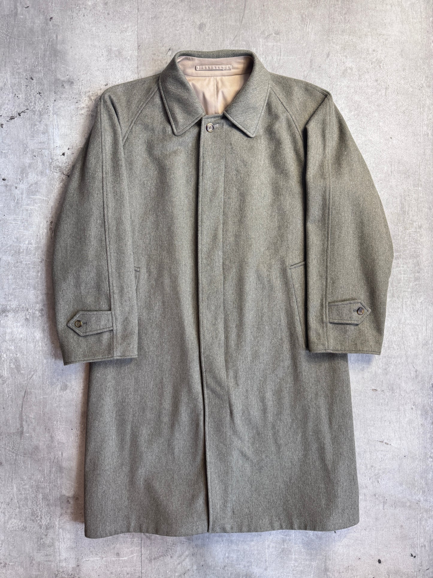 Burberry Reversible Wool Felt Balmacaan Overcoat