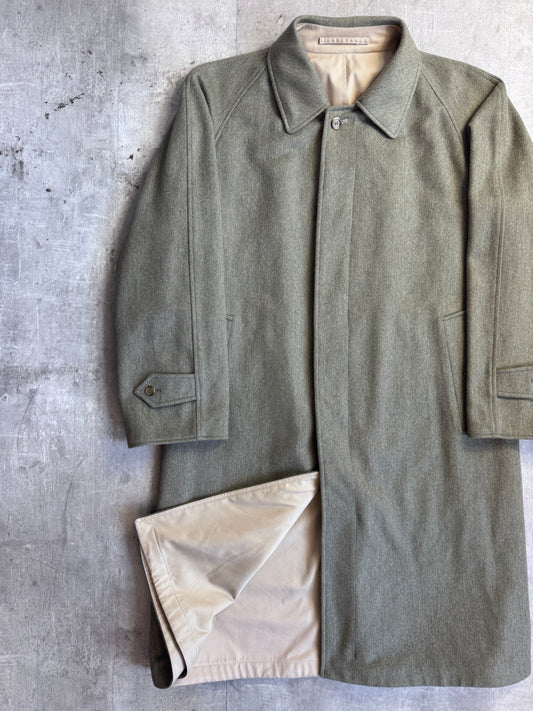 Burberry Reversible Wool Felt Balmacaan Overcoat