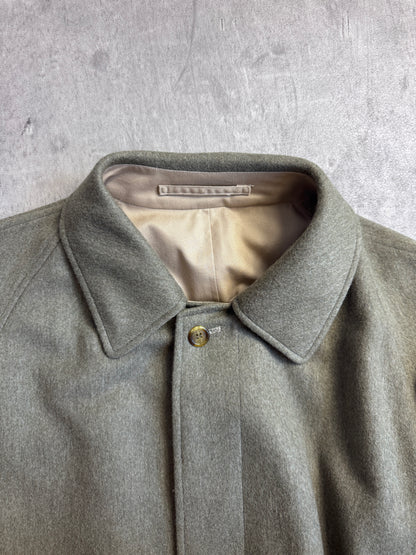 Burberry Reversible Wool Felt Balmacaan Overcoat