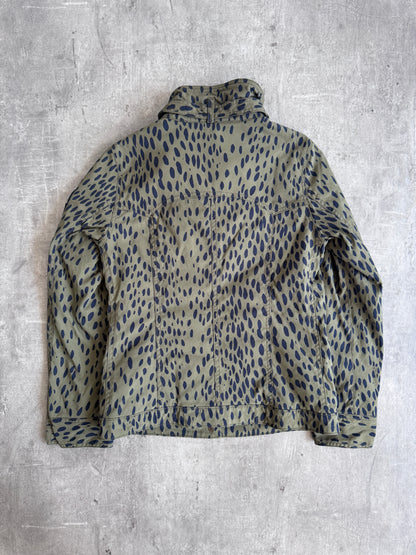 Hysteric Glamour Olive Leopard Camo Military Style Jacket