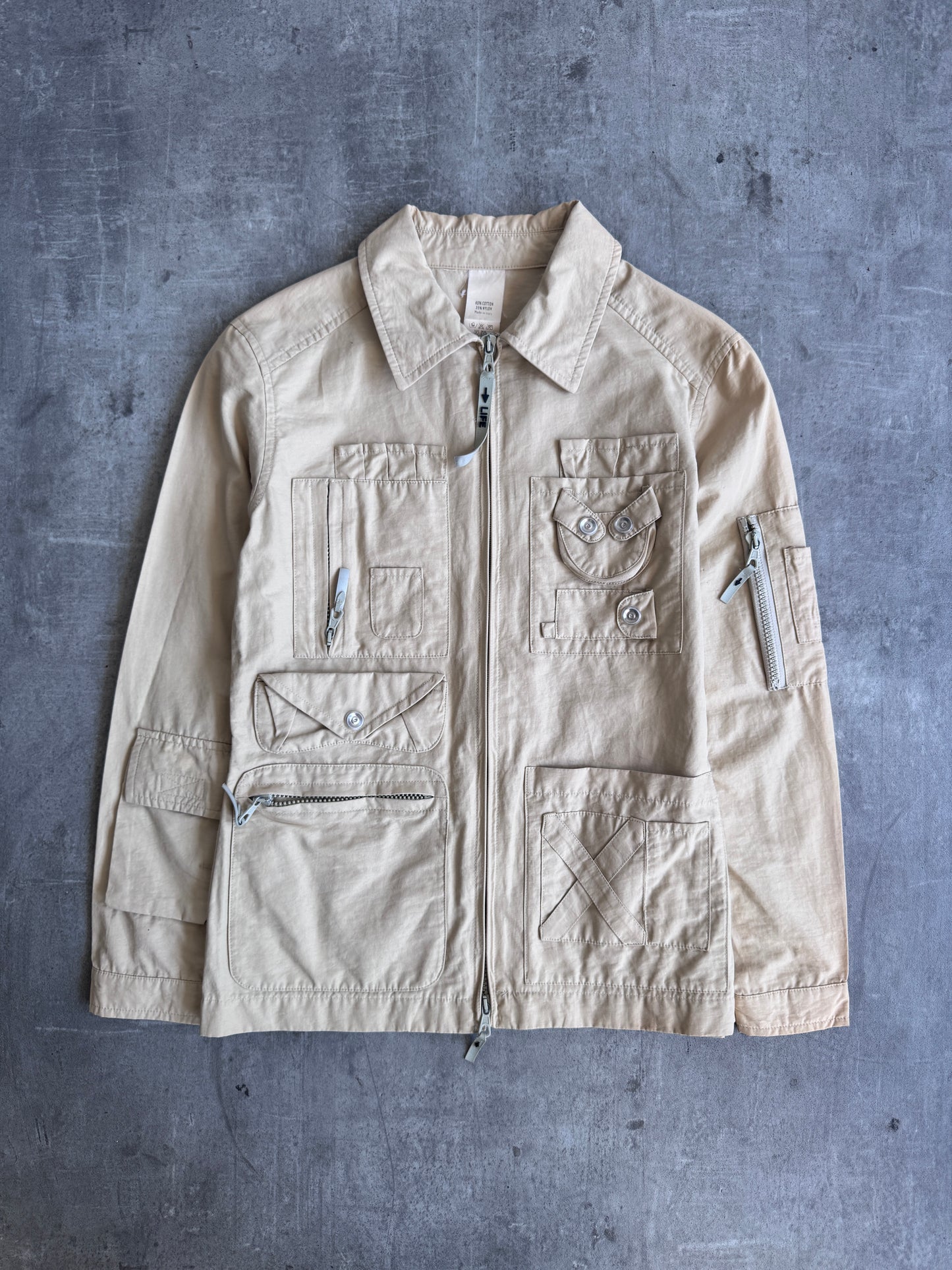 1991 Moschino Beige Survival Jacket