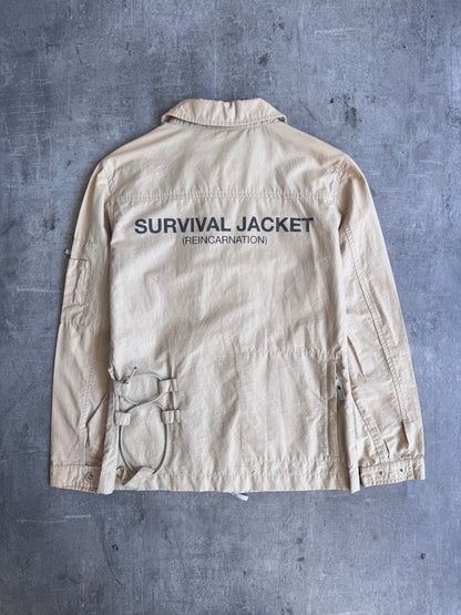 1991 Moschino Beige Survival Jacket