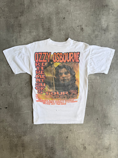 1996 Single Stitch Ozzy Osbourne 'Retirement Sucks' Tour Promo Graphic Tee