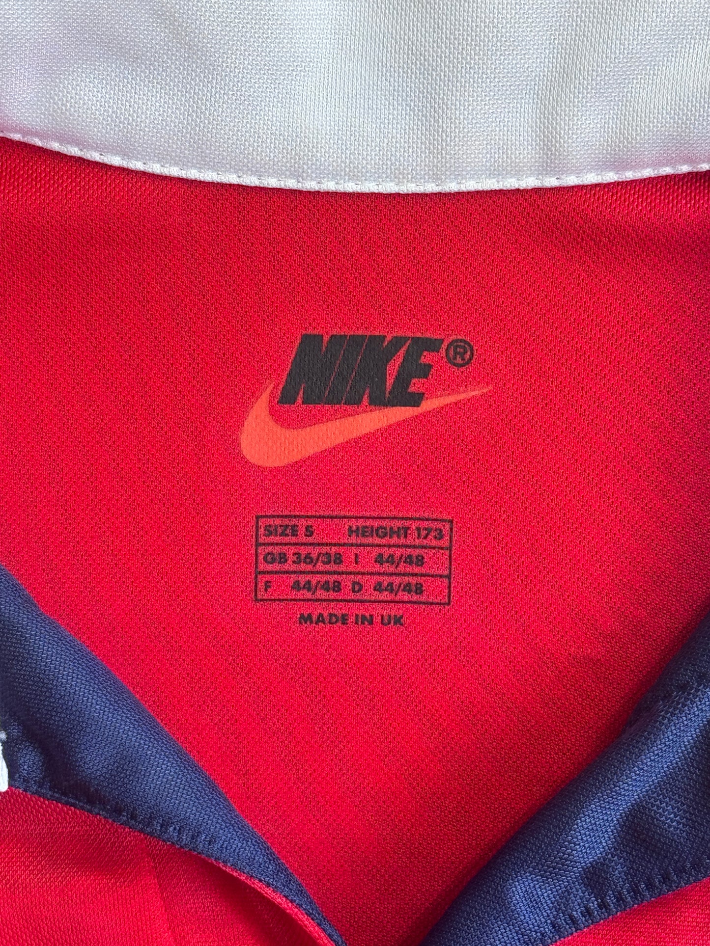 1998/99 Arsenal Nike JVC Home Football Jersey