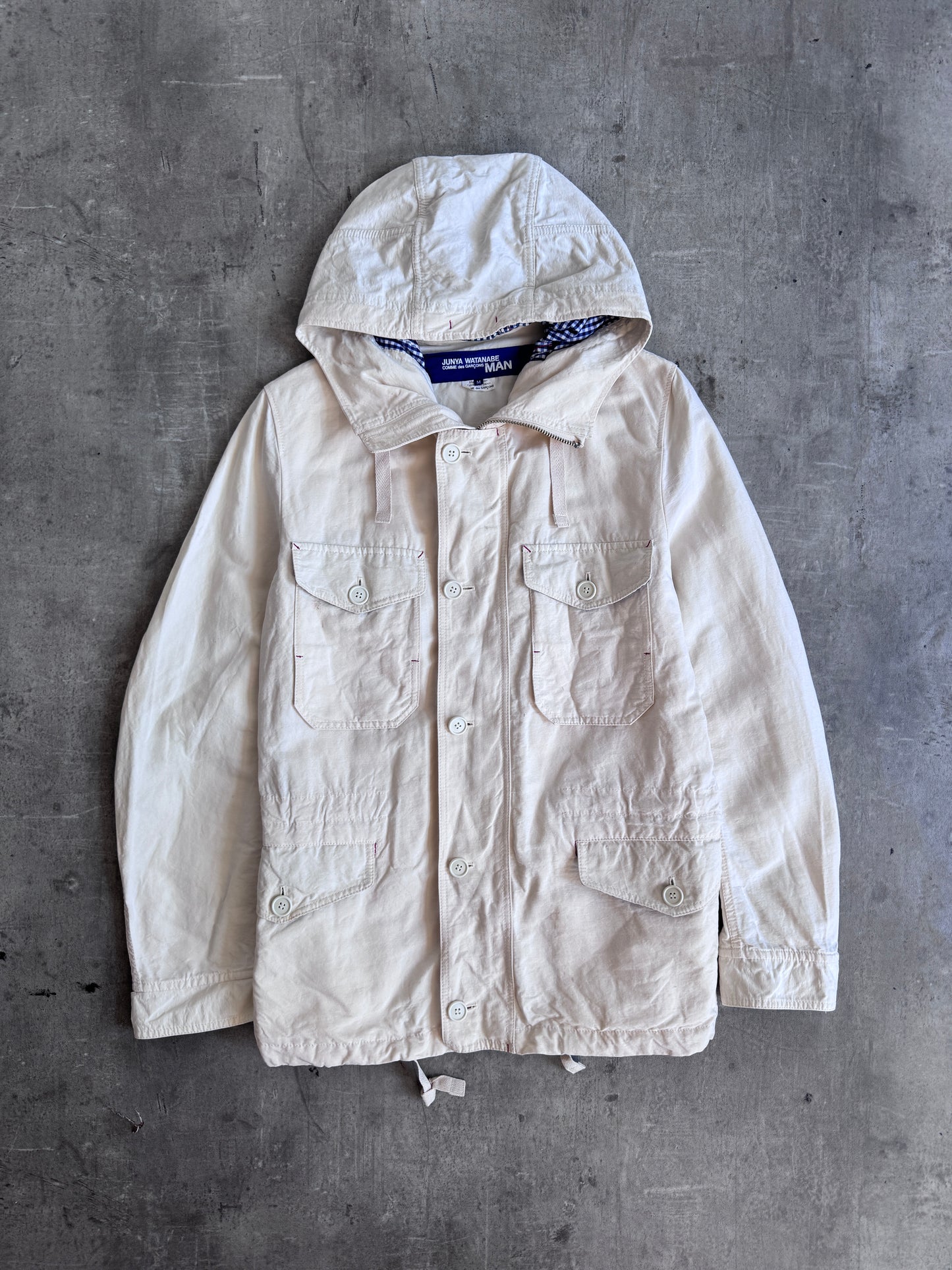 S/S 2010 Comme Des Garcons X Junya Watanabe Gingham Plaid Field Parka