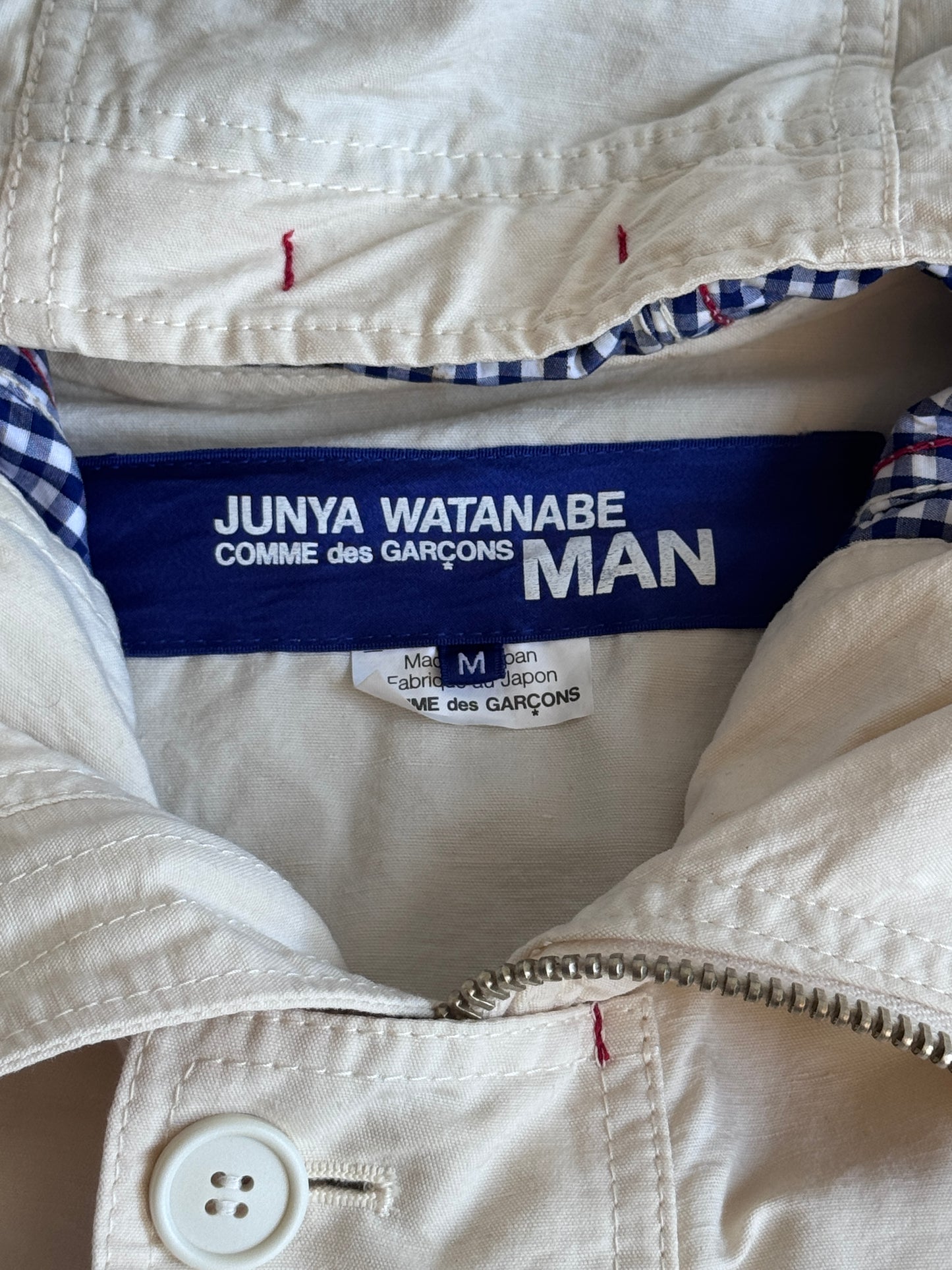 S/S 2010 Comme Des Garcons X Junya Watanabe Gingham Plaid Field Parka