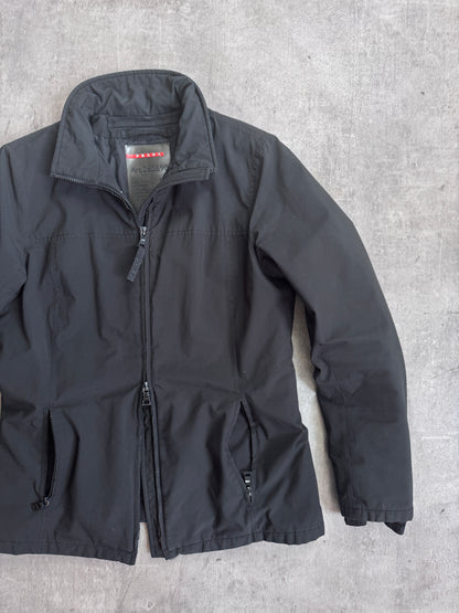 2006 Prada Lightweight Insulated Black Tech Jacket