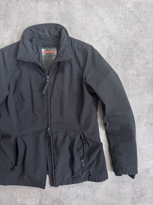 2006 Prada Lightweight Insulated Black Tech Jacket