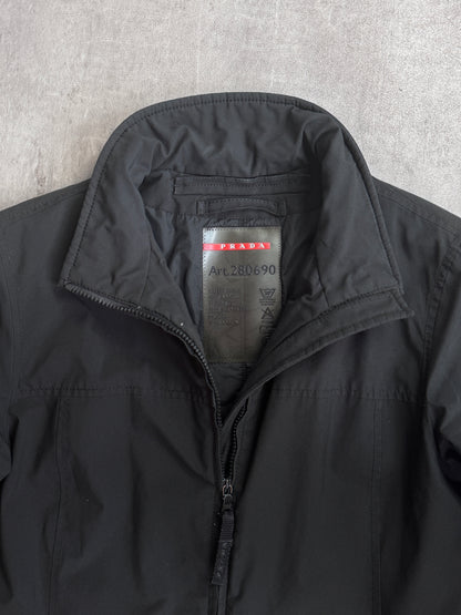 2006 Prada Lightweight Insulated Black Tech Jacket