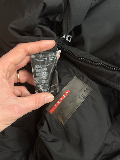 2006 Prada Lightweight Insulated Black Tech Jacket