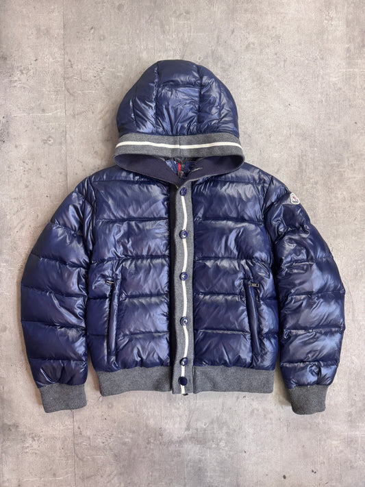 Moncler Panelled Two Tone Quilted Down Jacket