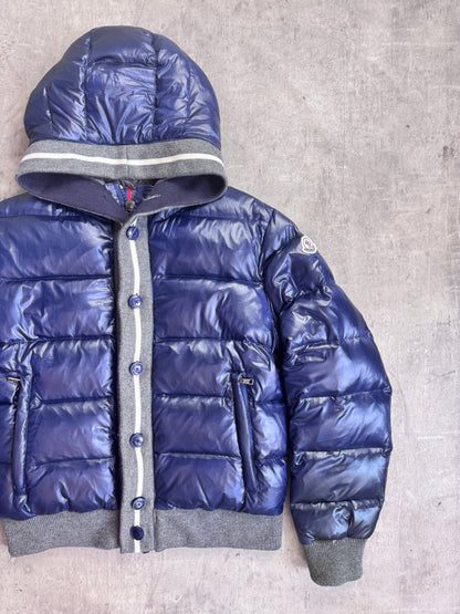 Moncler Panelled Two Tone Quilted Down Jacket