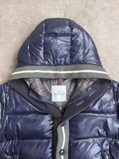Moncler Panelled Two Tone Quilted Down Jacket