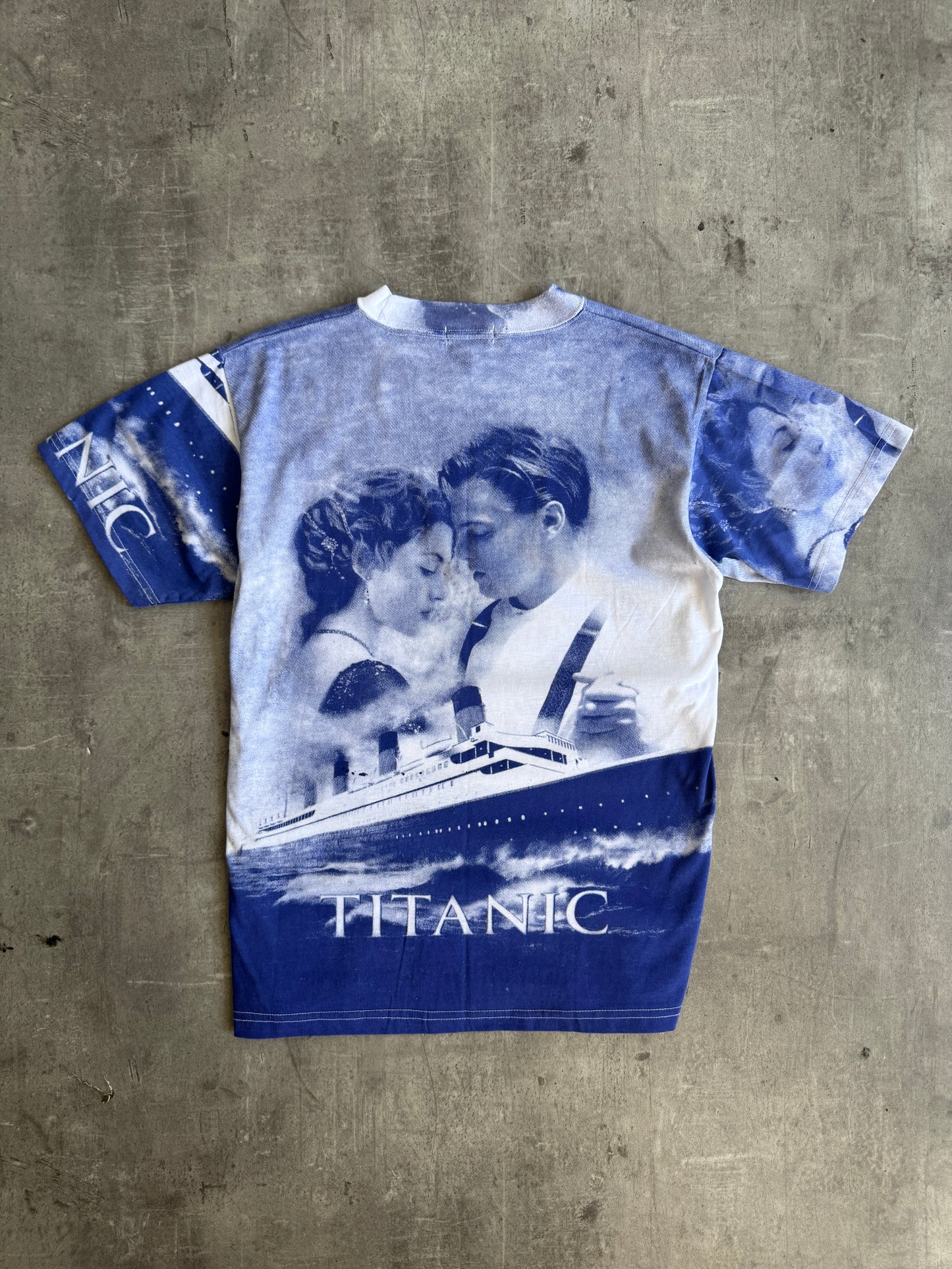 1990's Titanic AOP Printed Graphic Tee