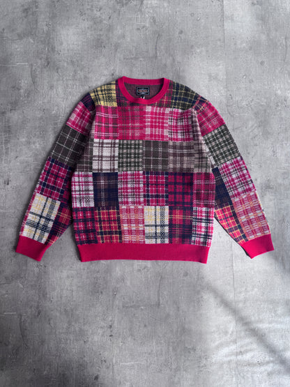 Palace x Beams Knit Plaid Sweater
