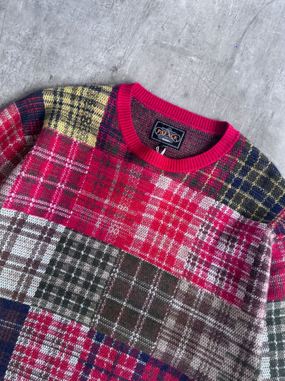 Palace x Beams Knit Plaid Sweater