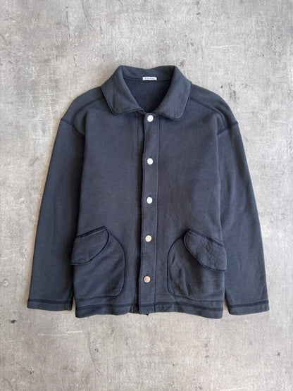 Yohji Yamamoto Button Down Jersey Cotton Beach Jacket