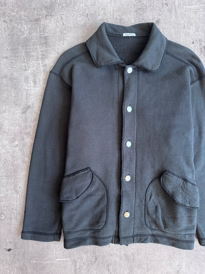Yohji Yamamoto Button Down Jersey Cotton Beach Jacket