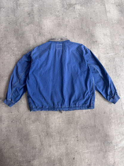 Diesel Jeans Blue Cotton Workwear Jacket