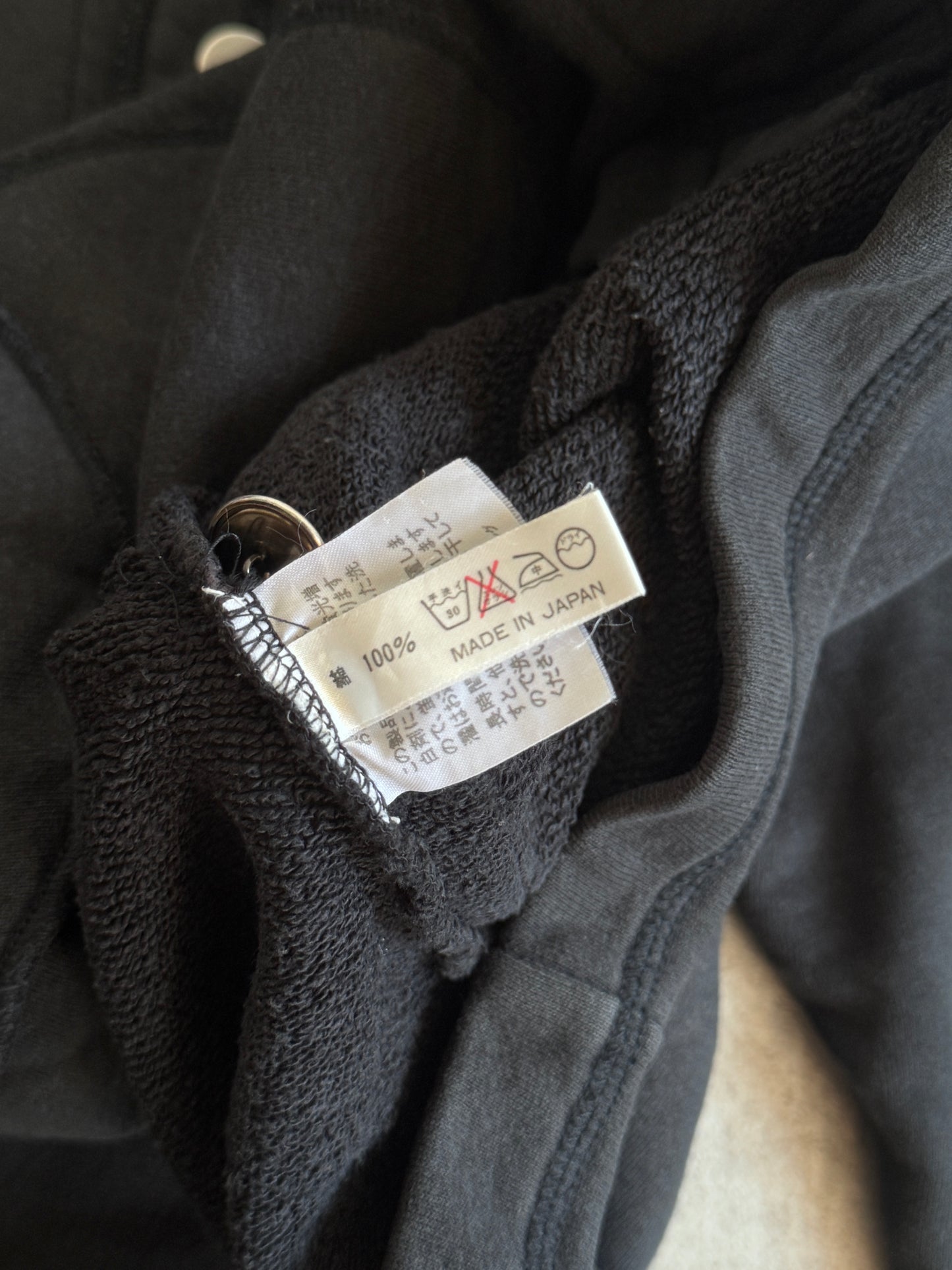 Yohji Yamamoto Button Down Jersey Cotton Beach Jacket