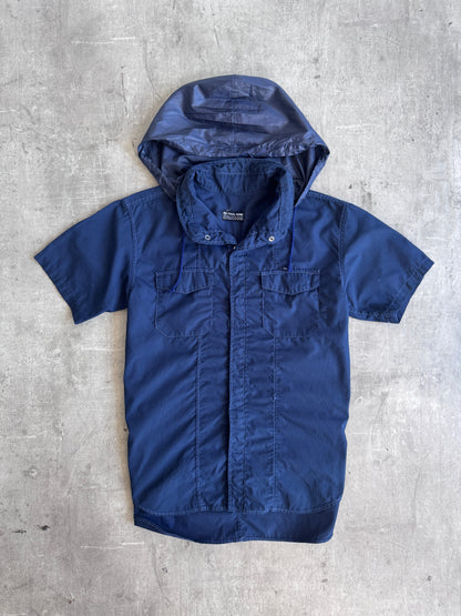 S/S 1999 Issey Miyake Final Home SS Navy Tech Shirt
