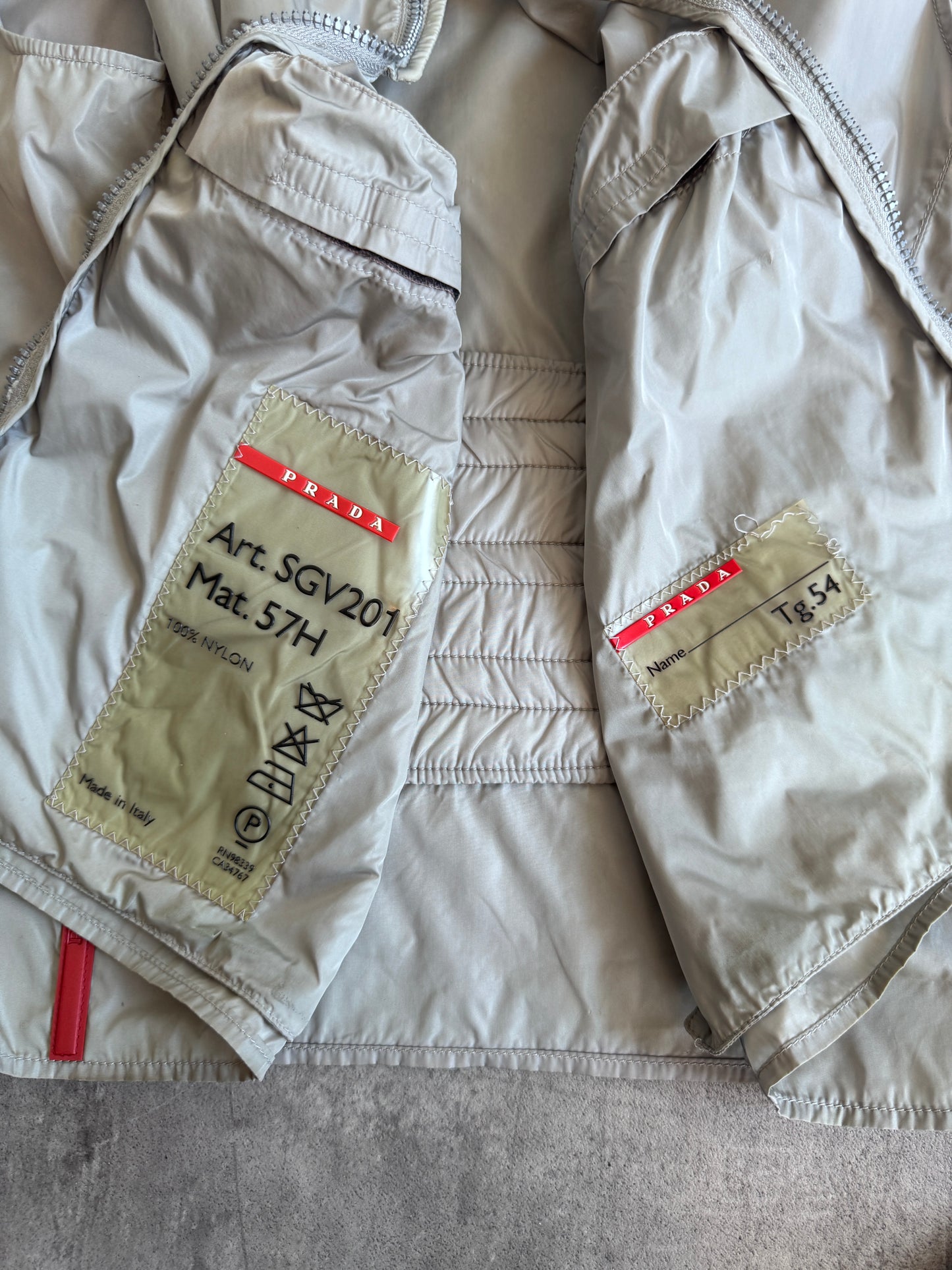 Prada Sport Lightweight Nylon Sleeveless Tech Vest