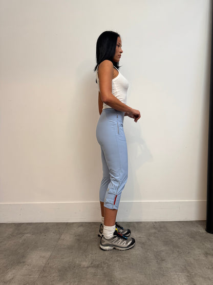1990's Prada Sport Light Blue Tech Capris