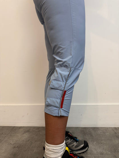 1990's Prada Sport Light Blue Tech Capris