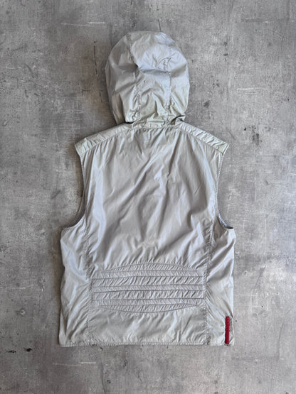 Prada Sport Lightweight Nylon Sleeveless Tech Vest