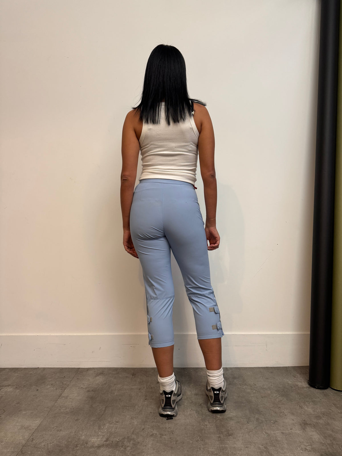 1990's Prada Sport Light Blue Tech Capris