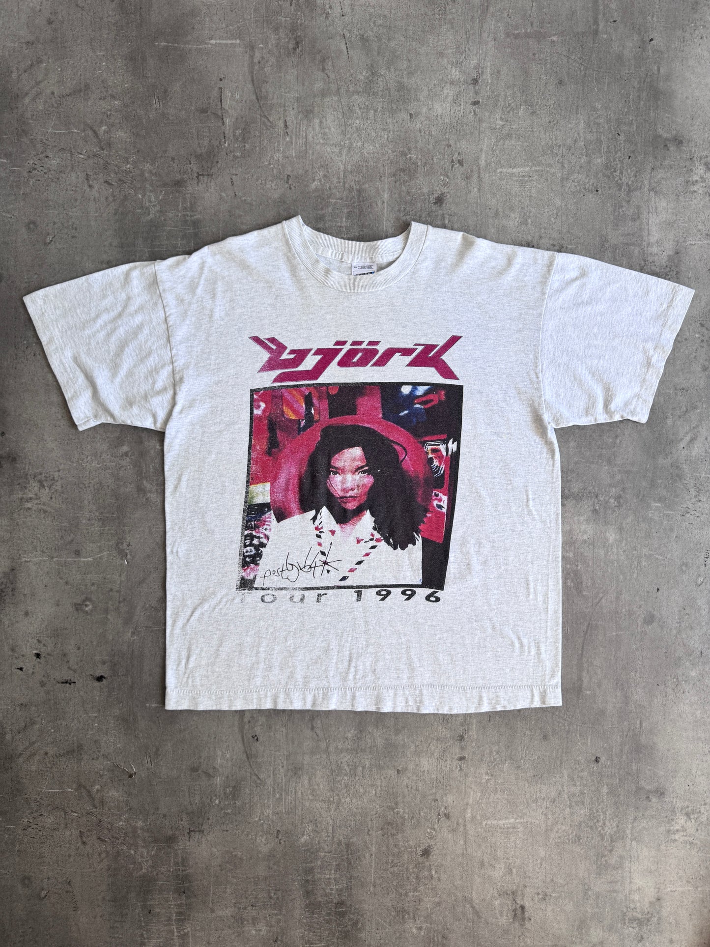 1996 Bjork Euro Tour Single Stitch Graphic Tee