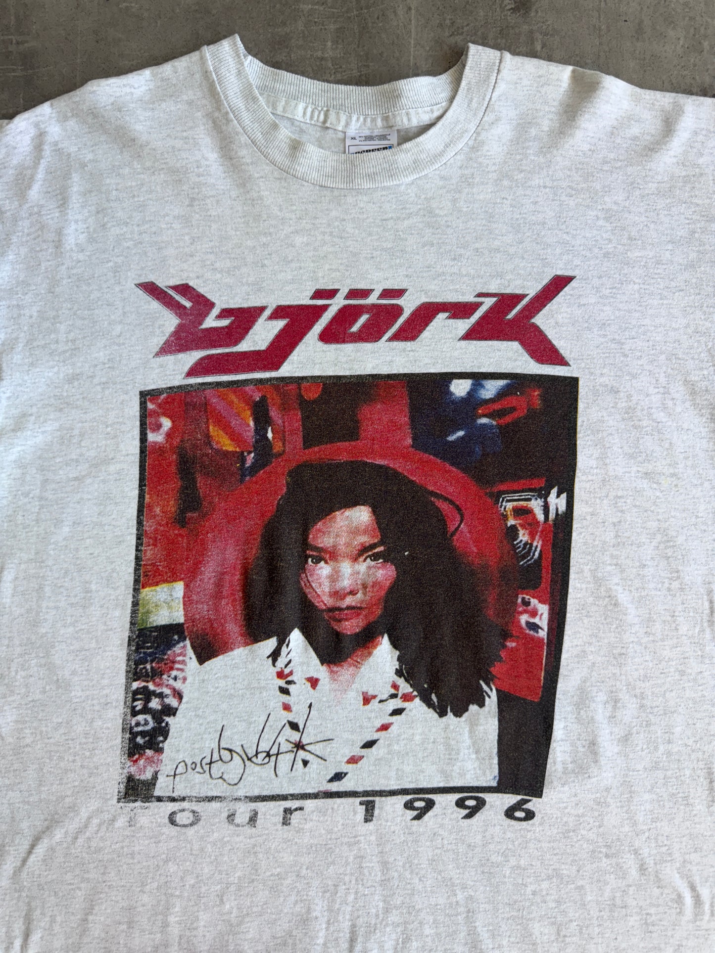 1996 Bjork Euro Tour Single Stitch Graphic Tee