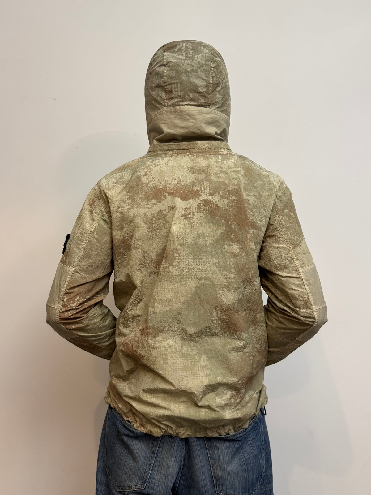 S/S 2024 Stone Island Dissolving Grid Camo Jacket (MA719). FA 276