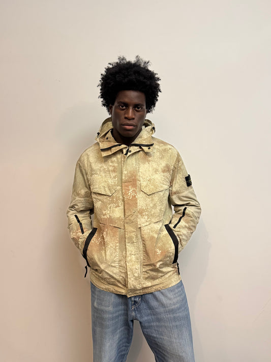 S/S 2024 Stone Island Dissolving Grid Camo Jacket (MA719). FA 276