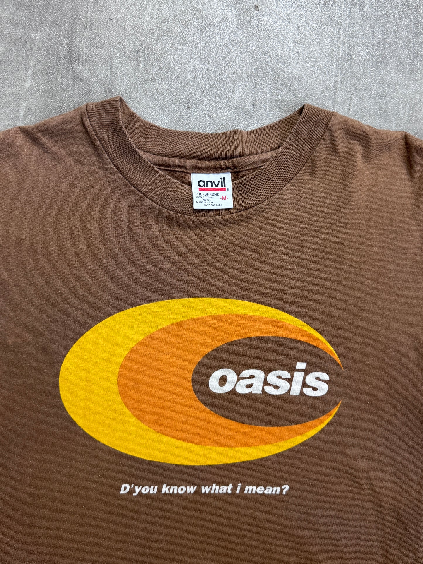 1997 Oasis D'you know what i mean ? Tee