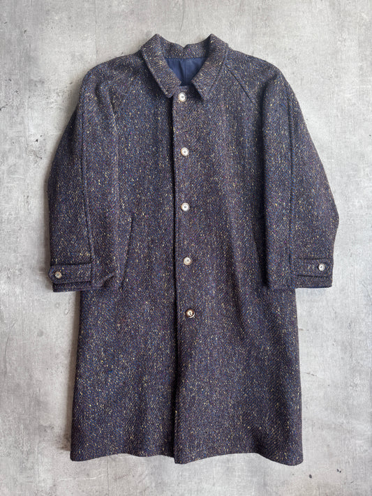 1980's C.P. Company Flecked Wool Reversible Overcoat