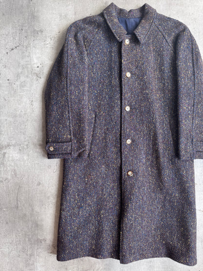 1980's C.P. Company Flecked Wool Reversible Overcoat