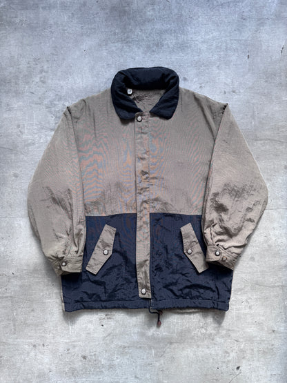 1990's Valentino Japan Crinkle Nylon Pillow Neck Parka
